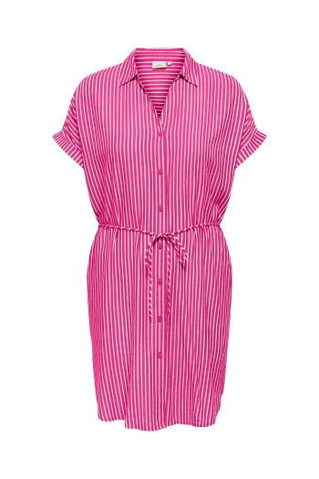 carmakoma CARPENNA S/S LOOSE KNEE DRESS AOP