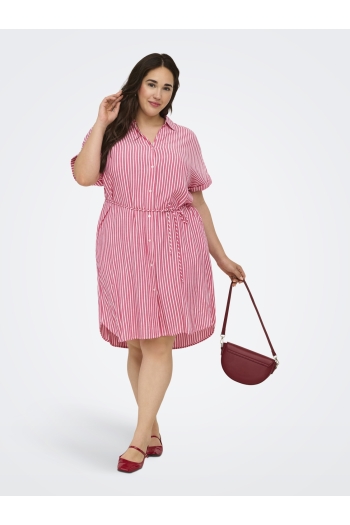 Carmakoma CARPENNA S/S LOOSE KNEE DRESS AOP
