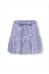 ONLY KOGZALINA LIFE AOP SKORTS PTM sweet lavender/stamps