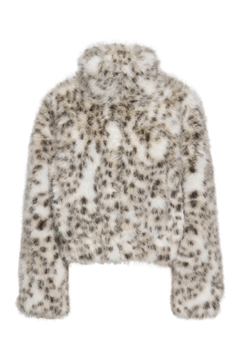 ONLY ONLJANIS LIFE FAUX FUR LEO JACKET C: