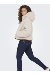 ONLY ONLMARIA REV PUFFER JACKET CC OTW cloud dancer/toasted coconut