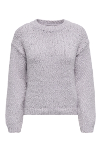 ONLY ONLBEA LS O-NECK CC KNT raindrops/melange