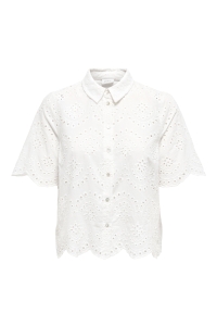 ONLY ONLVALAIS S/S SHIRT WVN NOOS cloud dancer