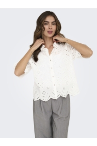 ONLY ONLVALAIS S/S SHIRT WVN NOOS cloud dancer