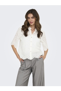 ONLY ONLVALAIS S/S SHIRT WVN NOOS cloud dancer