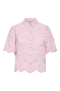 ONLY ONLVALAIS S/S SHIRT WVN NOOS pink lady