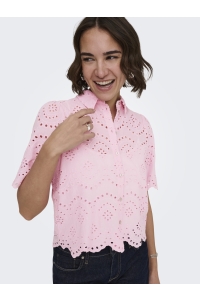 ONLY ONLVALAIS S/S SHIRT WVN NOOS pink lady