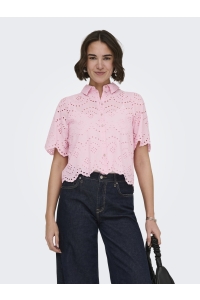 ONLY ONLVALAIS S/S SHIRT WVN NOOS pink lady