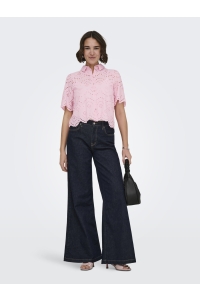 ONLY ONLVALAIS S/S SHIRT WVN NOOS pink lady