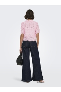 ONLY ONLVALAIS S/S SHIRT WVN NOOS pink lady