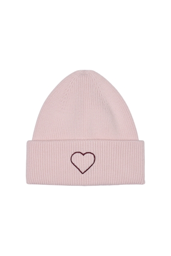 ONLY ONLALPHA LIFE EMBROIDERED RIB BEANI: