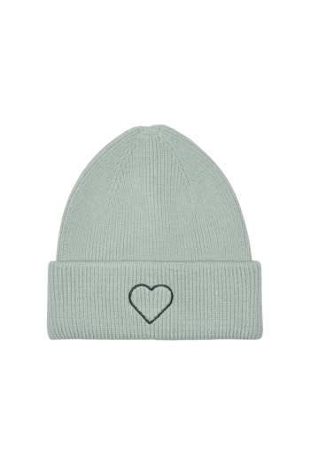 ONLY ONLALPHA LIFE EMBROIDERED RIB BEANI: