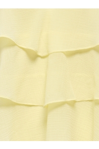 ONLY ONLLINN LIFE FLOUNCE SINGLET WVN NO: double cream