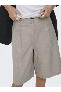 ONLY ONLLINDA HW MEL LONG SHORTS TLR NOO: fungi/w melange