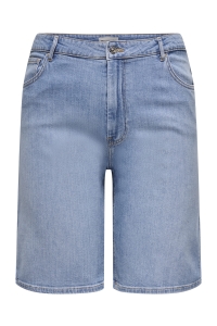 Carmakoma CARSONNY HW WIDE DNM SHORTS NAS843 : light blue denim