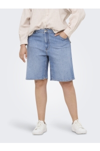 Carmakoma CARSONNY HW WIDE DNM SHORTS NAS843 : light blue denim