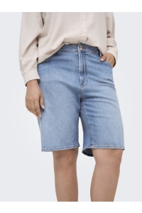 Carmakoma CARSONNY HW WIDE DNM SHORTS NAS843 : light blue denim