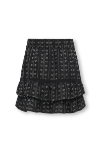 ONLY KOGBOLETTA SKORT WVN black/cloud dancer