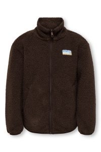 ONLY KOGEVA LIFE TEDDY JACKET CP OTW NOO: chestnut