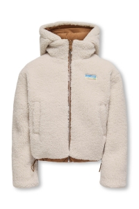 ONLY KOGMARIA LIFE REVERSIB PUFFER JACKE: toasted coconut