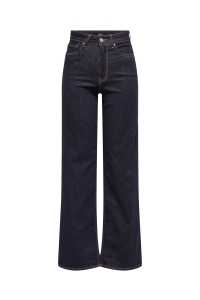 ONLY ONLMADISON BLUSH HW WIDE DNM REA024: dark blue denim/rinse