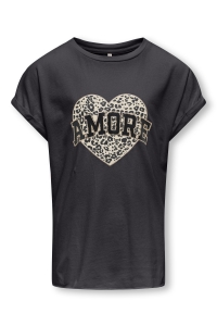 ONLY KOGLUCY LIFE S/S LEO TOP CS JRS phantom/amore