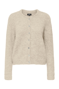 ONLY ONLMAGGIE LIFE LS BUTTON CARDIGAN C: birch/melange
