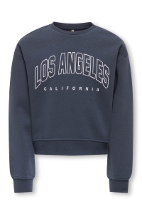 ONLY KOGSWEAT LS CREW OVZ STAT SWT NOOS ombre blue/los angeles - califor