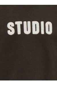 ONLY KOGSWEAT LS CREW OVZ STAT SWT NOOS coffee bean/studio - terry emb.