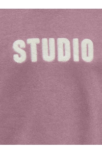 ONLY KOGSWEAT LS CREW OVZ STAT SWT NOOS foxglove/studio - terry emb.