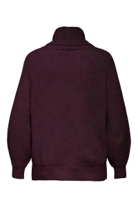 carmakoma CARWHITNEY LIFE LS LOOSE ROLLNECK K: mauve wine/melange