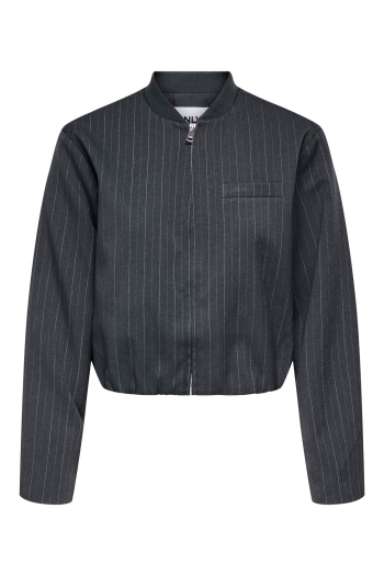 ONLY ONLAGGIE LIFE L/S PINSTRIPE BOMBER :
