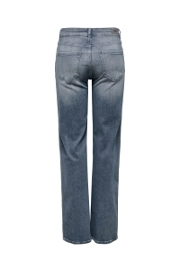 ONLY ONLBLUSH MID STRAIGHT DNM REA558 NO: special blue grey denim