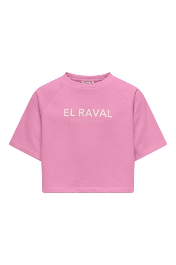 ONLY KOGCORA S/S PRINT O-NECK UB CS SWT