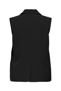 carmakoma CARELLY LIFE S/L LOOSE VEST TLR black