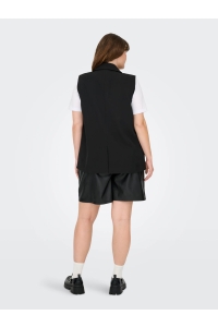 carmakoma CARELLY LIFE S/L LOOSE VEST TLR black