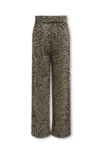 ONLY KOGPOPTRASH LIFE ICON WIDE PANT CS : black/leo/cabernet panels