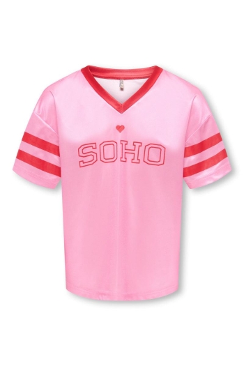 ONLY KOGLULU S/S V-NECK SPORTY TOP CS JR: