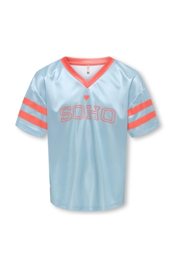 ONLY KOGLULU S/S V-NECK SPORTY TOP CS JR: