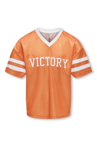 ONLY KOGLULU S/S V-NECK SPORTY TOP CS JR: oriole/victory/26