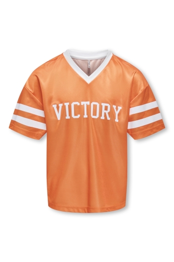 ONLY KOGLULU S/S V-NECK SPORTY TOP CS JR: