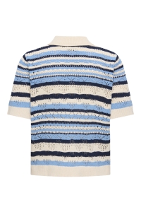 ONLY ONLLULA POLO S/S CARDIGAN KNT NOOS allure/nightsky - cd