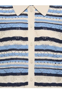 ONLY ONLLULA POLO S/S CARDIGAN KNT NOOS allure/nightsky - cd