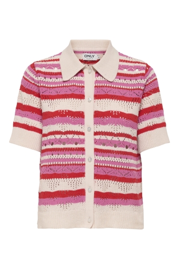 ONLY ONLLULA POLO S/S CARDIGAN KNT NOOS