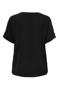 carmakoma CARMETTA LIFE 2/4 FOLD UP V-NECK TO: black