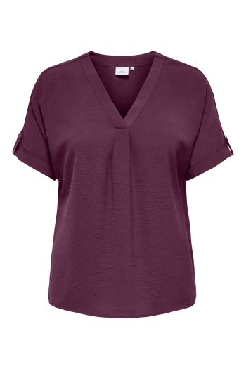 carmakoma CARMETTA LIFE 2/4 FOLD UP V-NECK TO: