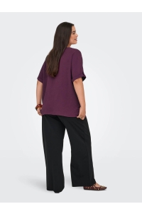 carmakoma CARMETTA LIFE 2/4 FOLD UP V-NECK TO: mauve wine