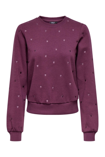 ONLY ONLATIKA L/S O-NECK GLITTER EMB. BO:
