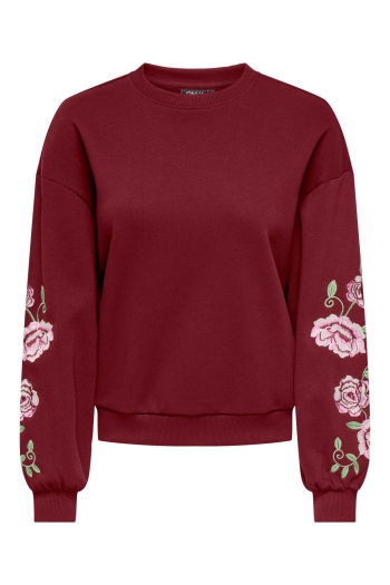 ONLY ONLBROOKLYN L/S EMBROIDERY BOX SWT