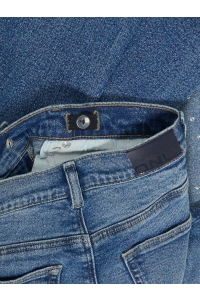 ONLY KOGJUICY RHS WIDE LEG DNM CRO557 NO: medium blue denim/rhinestones